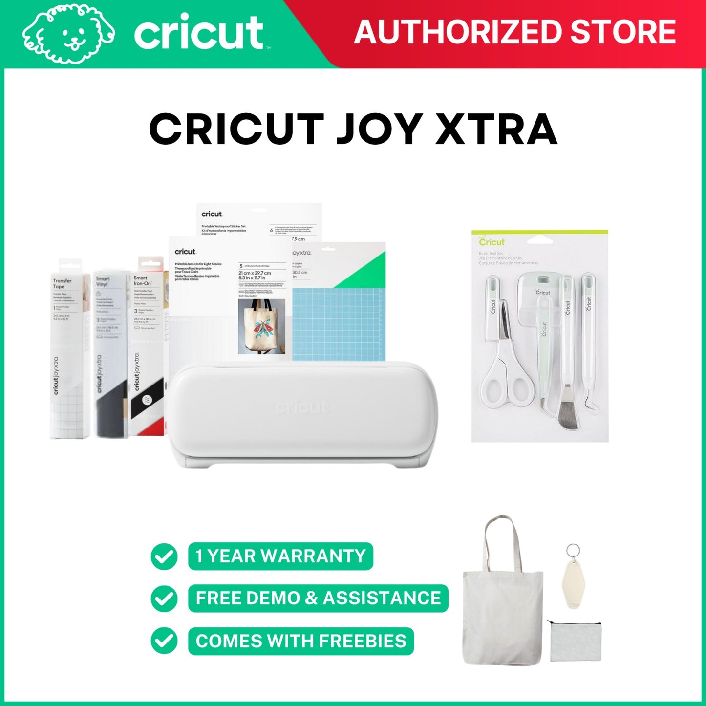 Cricut Joy Xtra Smart Cutting Machine | Ultimate Starter Bundle