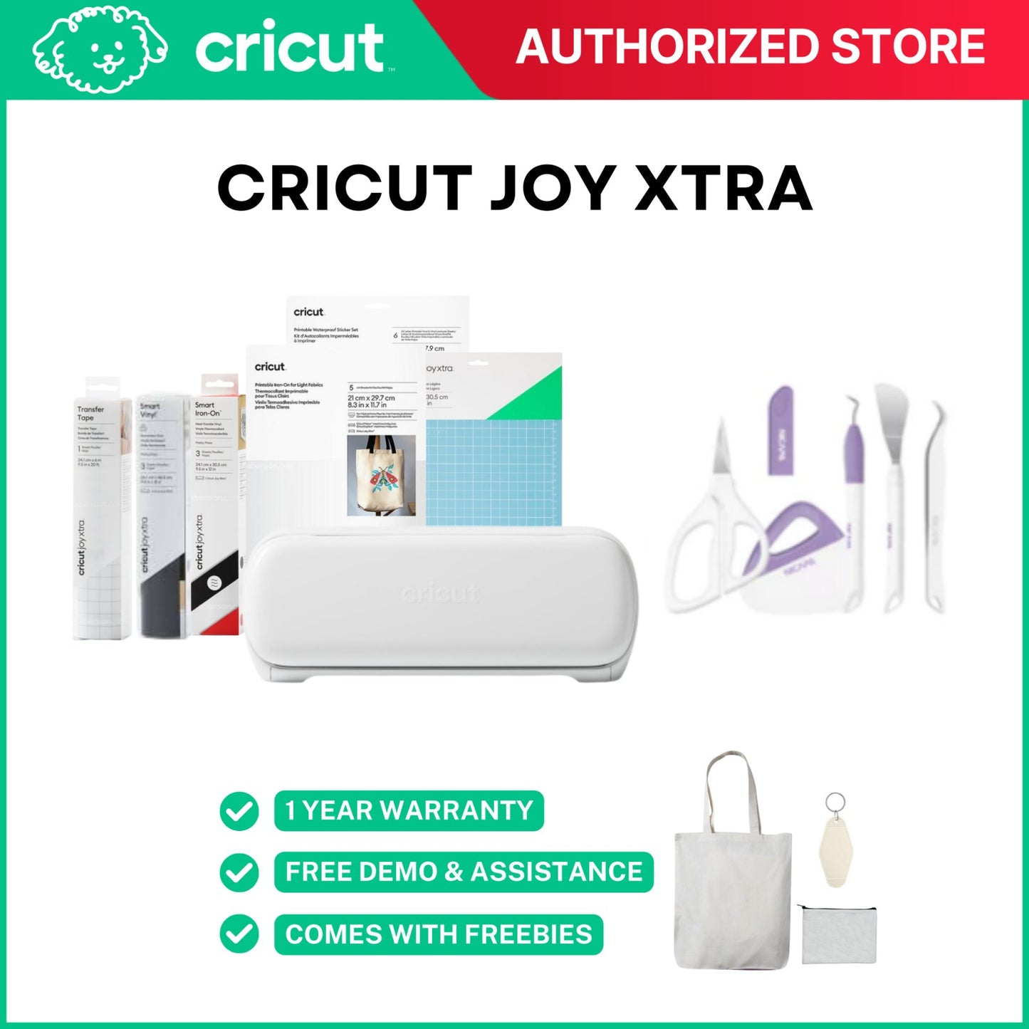 Cricut Joy Xtra Smart Cutting Machine | Ultimate Starter Bundle