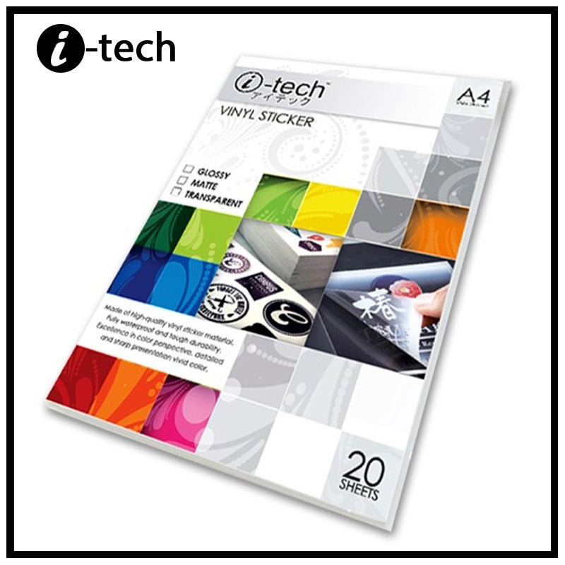 iTech A4 Wasterproof Printable Vinyl
